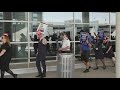 American Airlines flight attendants picketing at DFW Airport amid stalled contract negotiations