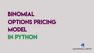 Binomial option pricing model (put, call) in Python