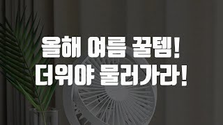 올해 여름 꿀템! 더위야 물러가라!