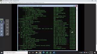Managing Windows features using PowerShell