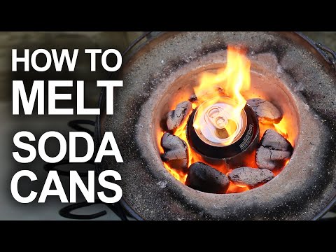 Melting Cans With The Mini Metal Foundry Melting Cans With The Mini Metal Foundry