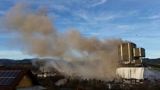 Sprengung des ÖDK Kesselhaus in Voitsberg misslungen