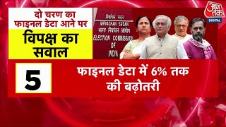 DasTak: वोट बढ़े या घटे सवाल 6% का है! वोट प्रतिशत बताने में देरी के पीछे वजह क्या? | Voter Turnout