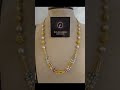 22 carat gold latest light weight pearls mala goldgossips