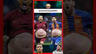 🍔➡️💪Ronaldo \u0026 Messi’s Epic Journey: From Burger Overload to Gym Beasts!💥