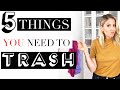 5 Things in Your Closet You NEED TO TRASH (or donate!)