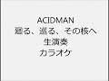 acidman 廻る、巡る、その核へ 生演奏 カラオケ instrumental cover