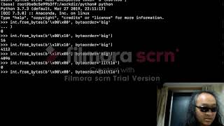Coding Bootcamp Vol 3. Python int from bytes method