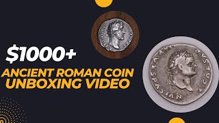 $1000+ Auction Win - Ancient Roman Silver Denarius Unboxing - Roman Empire and Roman Republic