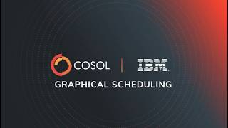 Graphical Scheduling with IBM Maximo Application Suite