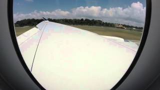 Approach and landing into SIN onboard Singapore Airlines A350-900 9V-SMA