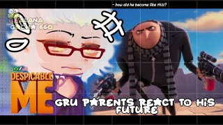 •|Gru's Parents react to his Future ( DESPICAPLE ME )|• GACHA CLUB 🇧🇷/🇺🇸