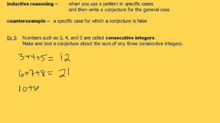 2-1 Using Inductive Reasoning
