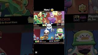 Hyra in my game AT 1100 trophies 😨 #hyra #shorts #viral #brawlstars #million #top1