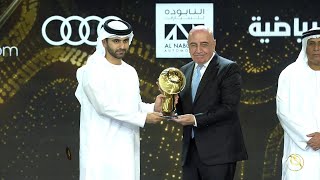 La premiazione di Adriano Galliani ai Globe Soccer Awards