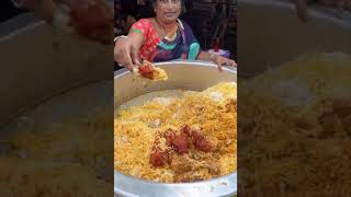 Vijaywada Night Market Laxmi Aunty Making Chicken Dum Biryani Rs. 100- Only