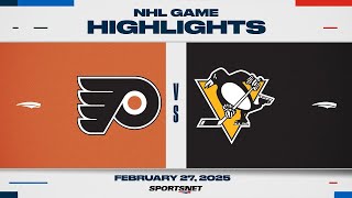 NHL Highlights | Flyers vs. Penguins - February 27, 2025