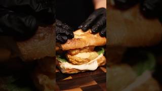 Beer Battered Shrimp Sandwich #food #cooking #shorts #cheese