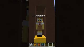 SpongeBob Minecraft Guess The Sound 😲 #minecraft #shorts #minecraftshorts