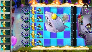 Plants vs Zombies 2 BIG WAVE BEACH ZOMBOSS vs NEON MIXTAPE TOUR ZOMBOSS