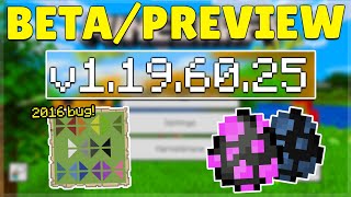 They Finally Fixed This 7 Year Old Bug in Minecraft Bedrock 1.19.60.25 Beta & Preview!