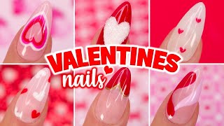 6 EASY ideas! VALENTINE'S DAY NAILS ❤️