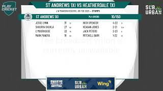 St Andrews 1XI v Heatherdale 1XI