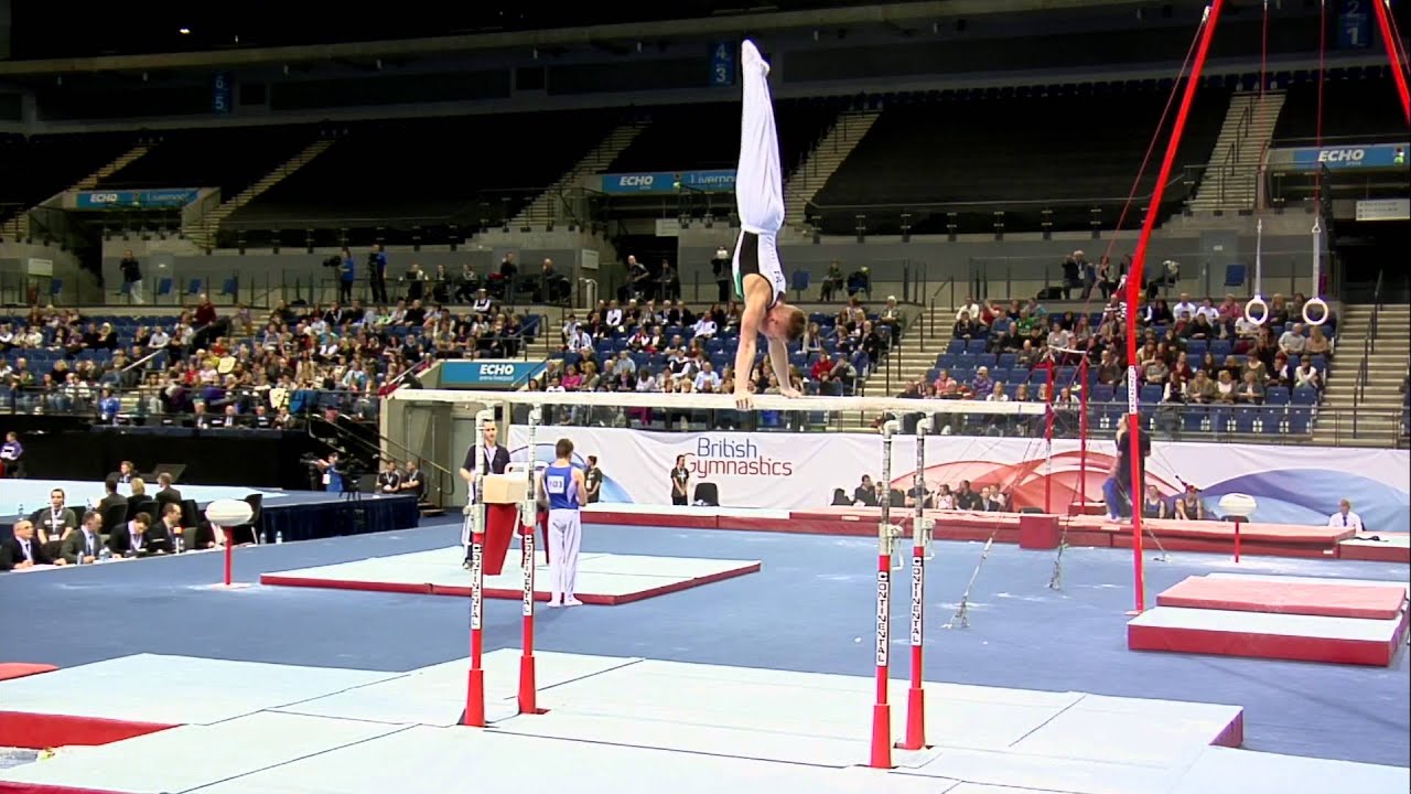 BRINN BEVAN - P BARS - 2013 British Champs - AA - YouTube