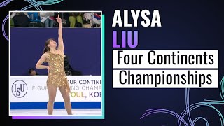 Alysa LIU (USA) | Women Free Skating | Four Continents | Seoul 2025 | #4ContsFigure