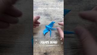 ORIGAMI SWALLOW BIRD ORIGAMI FOLDING | PAPER BIRD INSTRUCTIONS ART | HOW TO MAKE SWALLOW ORIGAMI