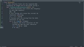 Leetcode 187. Repeated DNA Sequences in Python | Python Leetcode | Python Coding Tutorial | ASMR