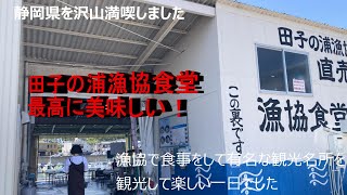 今回は、田子の浦漁協でシラス丼を食べて数か所の観光です2日間静岡県　観光編です