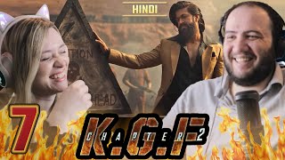 KGF Chapter 2 I can't avoid Rocky vs Adheera Scene | Sulthan Song | Part 7 | Movie Reaction | Hindi