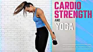 CARDIO STRENGTH with weights and YOGA | Juliette Wooten
