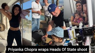Priyanka Chopra Wraps 'Heads Of State' In France | Fun BTS moments with Malti On