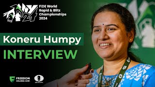 Interview with Koneru Humpy - 2024 FIDE Women's World Rapid Champion