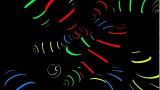 Neon Flow Lines VJ Free Video Material