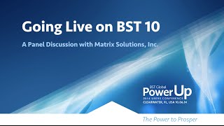 Implementing BST10: A Panel Discussion with Matrix Solutions, Inc.