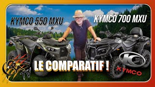 Kymco 550 et 700 MXU : Le comparatif ! Par Cyrille de Quad 26.