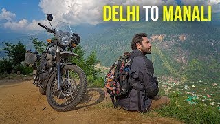 Leaving for Ladakh | Delhi to Manali [Ep 01]