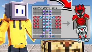 MINECRAFT BUT I CAN CRAFT GIANT OP ITEMS