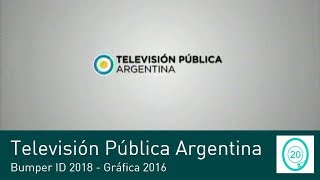 Television Pública Argentina - Bumper ID 2018 - Grafica 2016