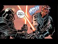 Darth Vader vs Darth Maul comic