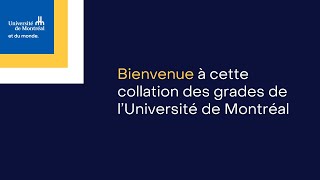 Collation des grades - Arts et sciences