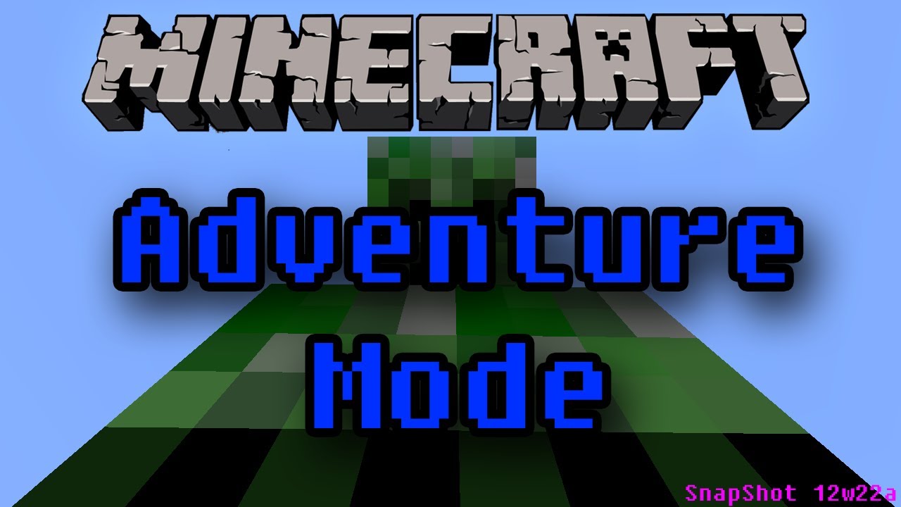 Minecraft Snapshot 12w22a - Adventure Mode - YouTube