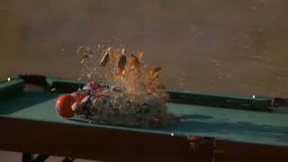 slowmo  400MPH Pool Break with a Cannon at 80,000FPS   The Slow Mo Guys online video cutter com