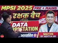 mpsi vacancy 2025 mpsi pre mains 2025 mpsi data interpretation mpsi maths by aditya patel sir