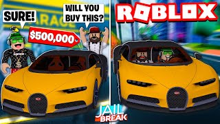 Maxing Out My Bugatti In Roblox Jailbreak Lightning Fast Speed