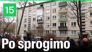 Sprogimas Vilniuje: specialiosios tarnybos prašo atsitraukti toliau nuo pastato