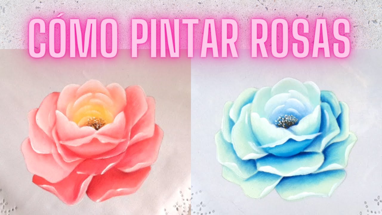 Rose Painting Pintura Cómo Pintar Rosas Youtube